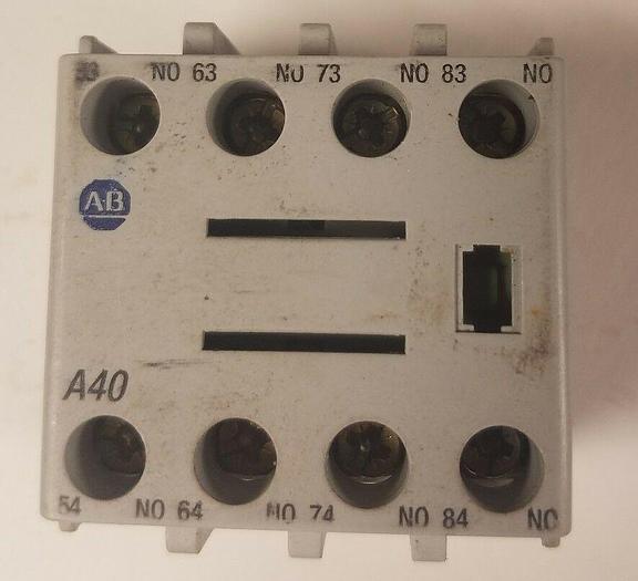 Used ALLEN-BRADLEY 100-F SER.A CONTACT BLOCK