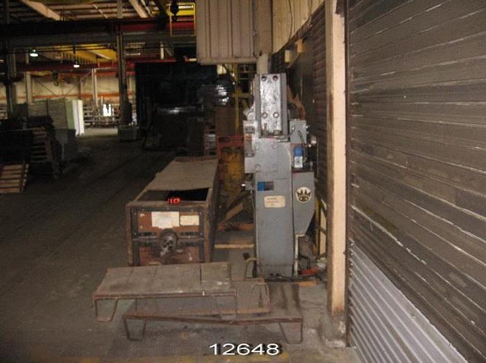 Used Manchester  Calender, 2-Roll, 120" Roll Face Length, 24" Dia Top Roll, 16" Dia Bottom Swimming Roll, 144" Bearing Center, 700 Pli, 750 Fpm #12648