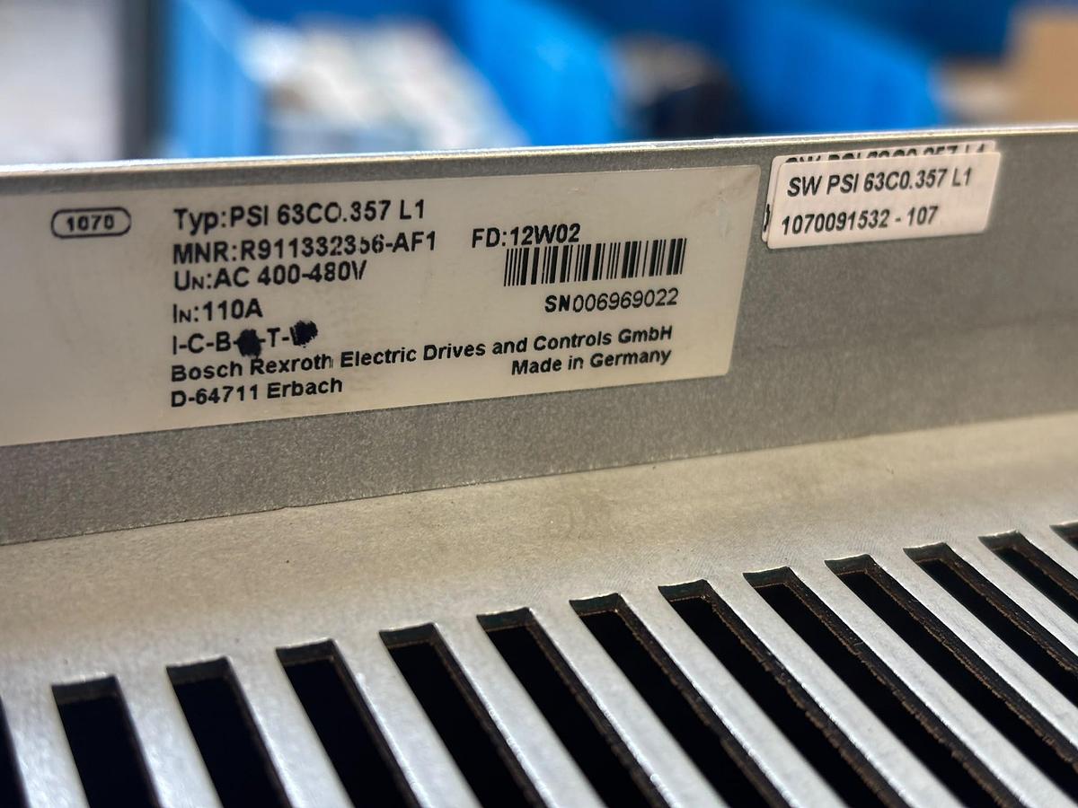Gebraucht 80 Stück Frequenzumrichter - REXROTH PSI 63CO.357 L1