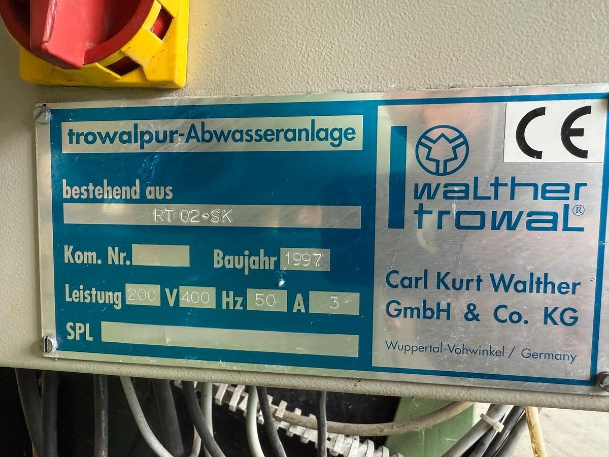 Gebraucht 1988 WALTHER-TROWAL CN 150 & Abwasseranlage