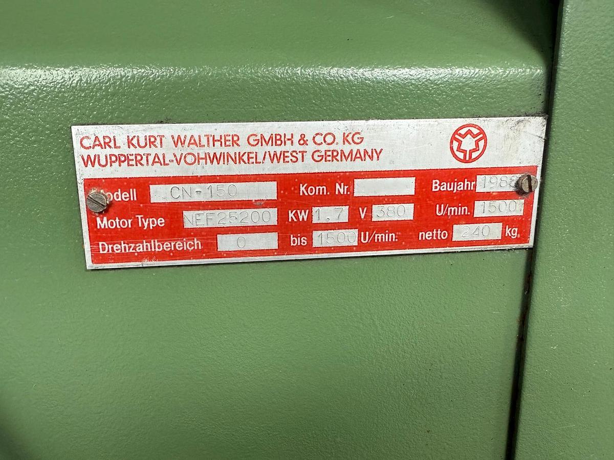 Gebraucht 1988 WALTHER-TROWAL CN 150 & Abwasseranlage