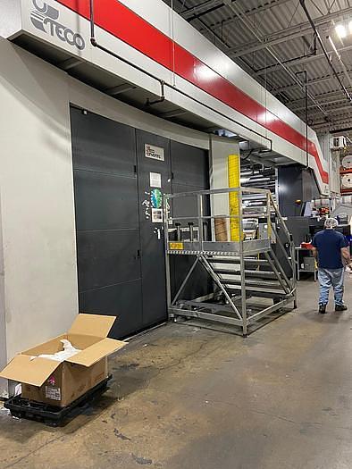 Used 2012 Uteco Onyx (10) color CI flexo press