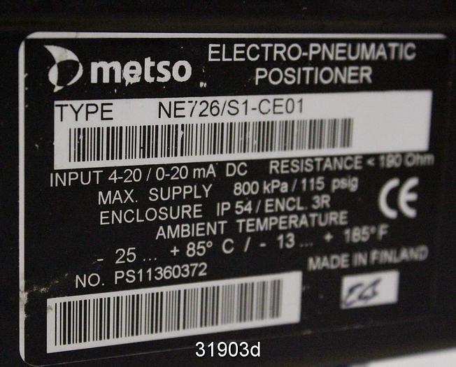 Used Neles Jamesbury R21CB08CCJK 4" V-Ball Control Valve #31903