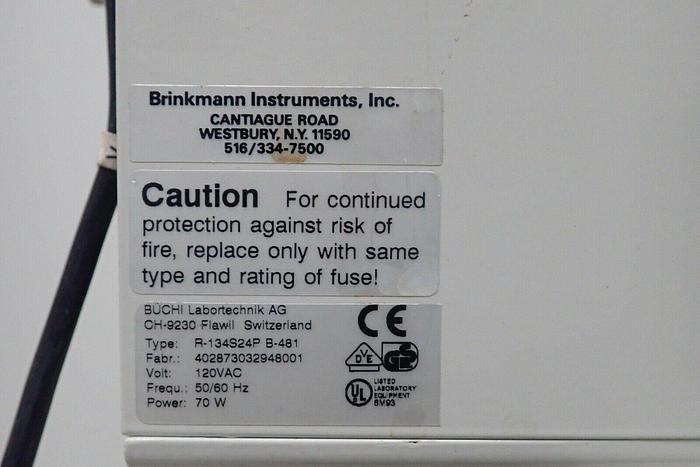 Used Brinkmann Instruments Buchi R-134 Rotavapor