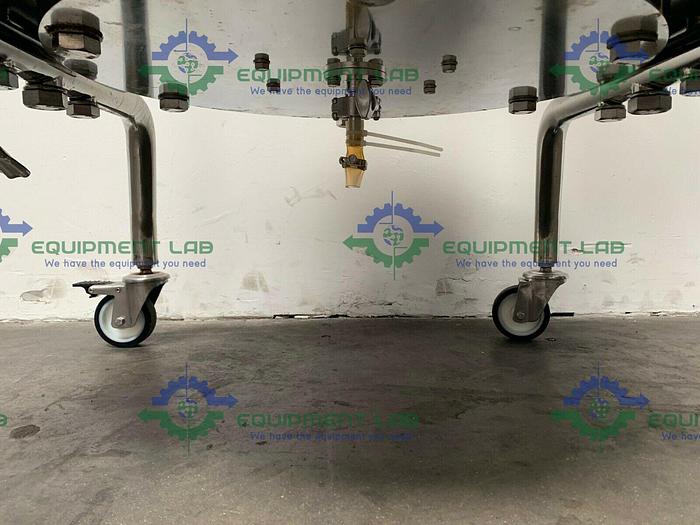 Used Millipore QuikScale GAP 350x800 74 L Chromatography Column w/ Column Bubble Trap
