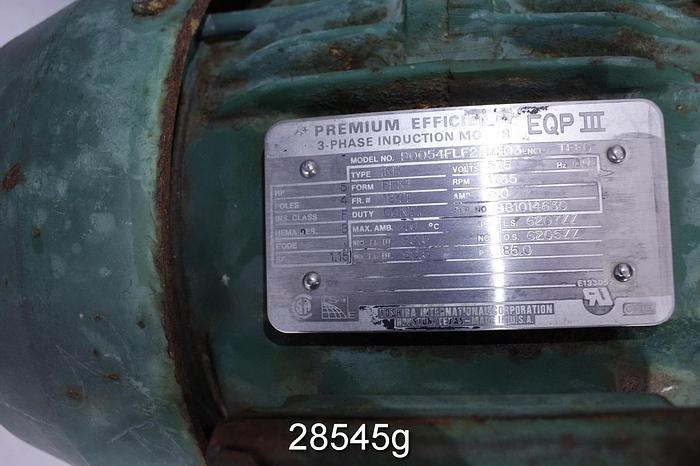 Used Durco Vertical Turbine Pump, SS, SIZE 4X3V-10/60RV #28545