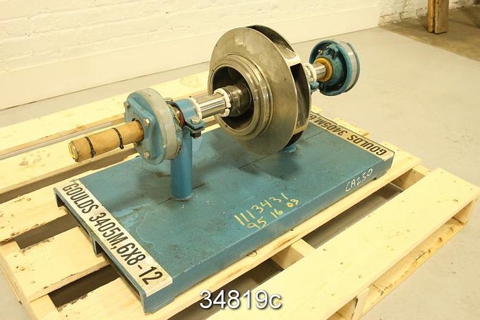 Unused Goulds 3405 6x8x12 Rotating Assembly, 12" Impeller #34819