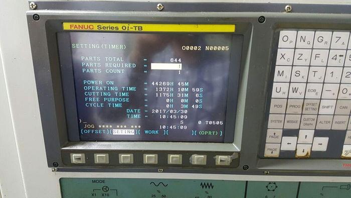 Used 2004 VICTOR VTurn-II-26 CNC Lathe - Fanuc OiTB Control
