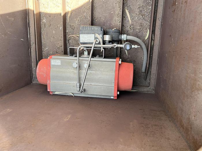 Used Heat Exchanger, Air, 2,528 SF, 550 deg F, Cain Industries #S744457