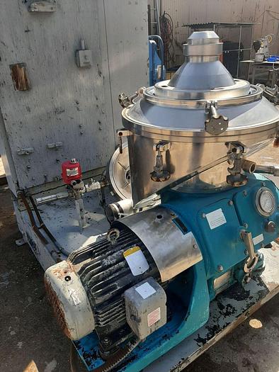 Used Centrifuge, Disc, Auto, Alfa Laval, BRPX-207, 316 S/st, 10 HP #S744533