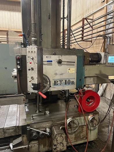Used 1978 Toshiba Table Type Boring MIll, Model BT10 B, Table 55" X 60", X-72", Y-60", Quill-27,5", Saddle-55", 50 Taper PDB, 20HP, 1000 rpm, Pendant Control
