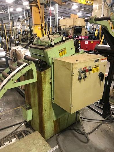 Used 12" x .156 x 4,000# CWP SERVO FEED LINE