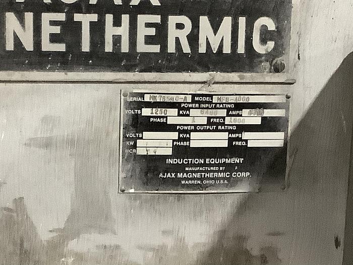 Used AJAX FURNACE BOX( SALE PENDING)