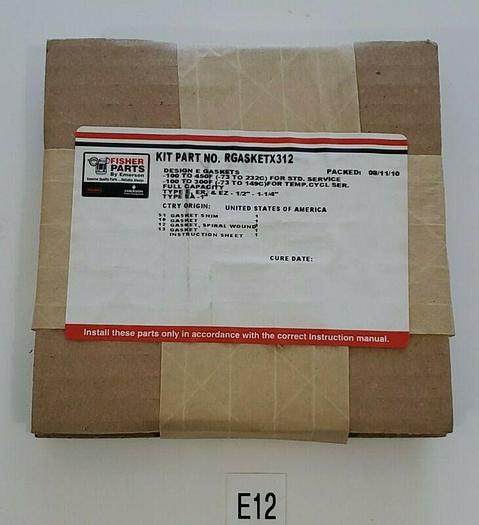 *NEW* Fisher RGASKETX312 Gasket Set TO 450F 1/2 to 1-1/4 E ER & EZ + Warranty!