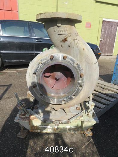 Used Goulds 3196 8x10x15 Pump, SS Casing and Impeller #40834