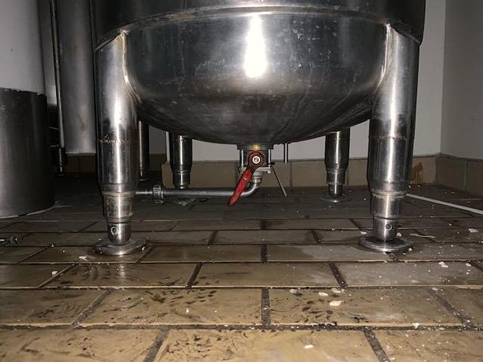 Used 440 liters rustfri tryktank