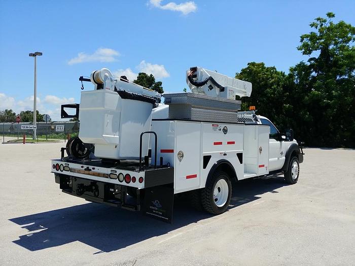 Used Versilift VST-40I 45ft Articulating & Telescopic MH Bucket Boom on 2013 Ford F550