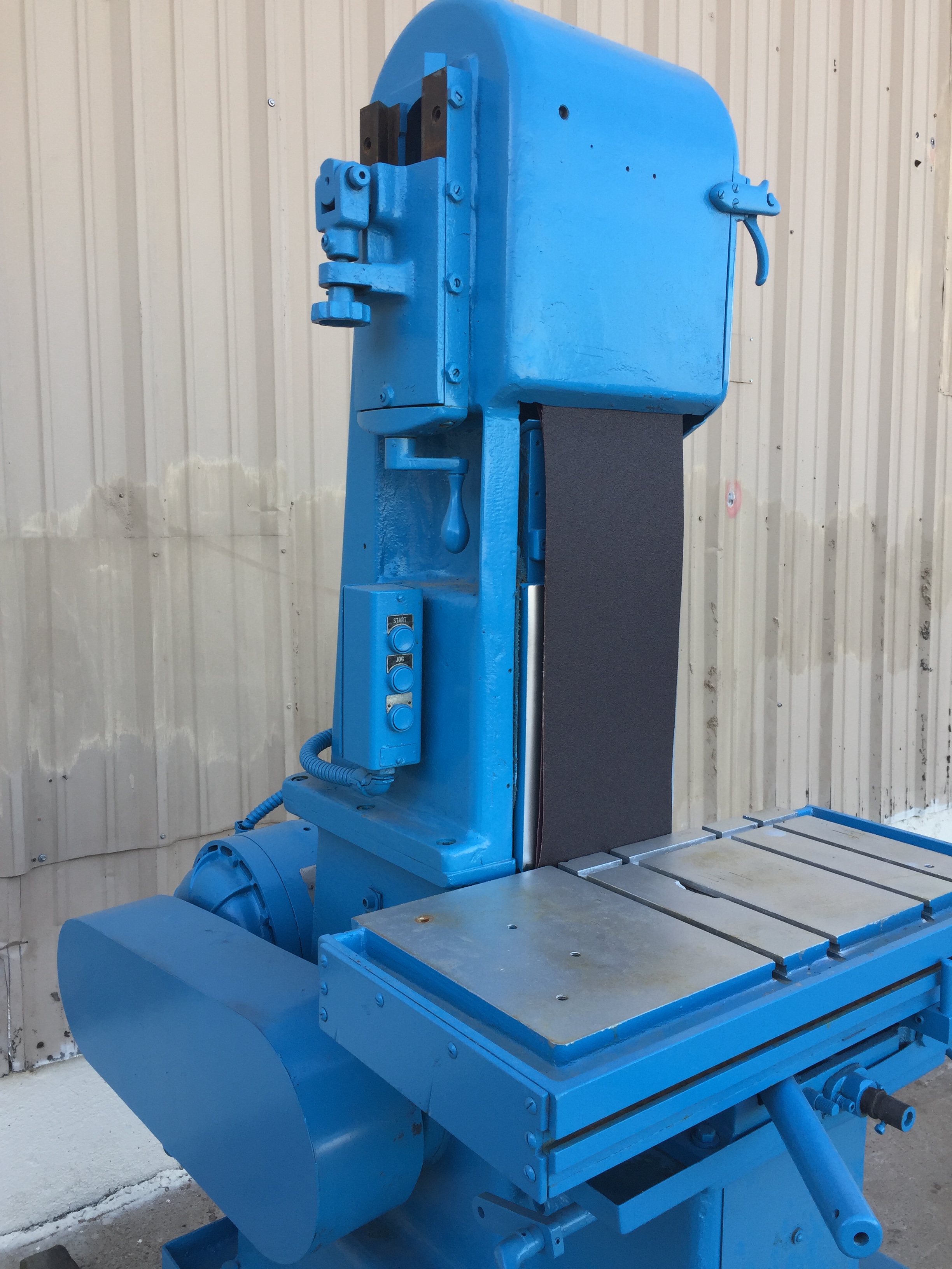 Used 8" Porter-Cable Belt Grinder with Feed Table