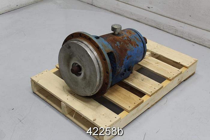 Used Goulds 3196 XL Pump Power End, With 14" Diameter Stainless Steel Stuffing Box #42258