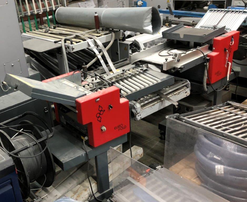 Used Eurofold 245235 2x2 pocket folding with long motorized delivery 2002