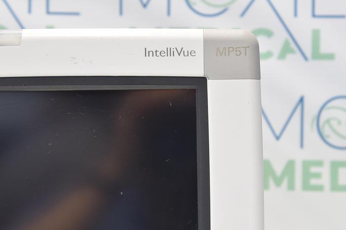 Used Philips Intellivue MP5T 865120 M8105AT Patient Monitor ECG, NBP, SPO2