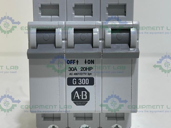 Allen Bradley 1492-CB3G300 Ser C Manual Motor Controller 30A, 3 Pole, 480V