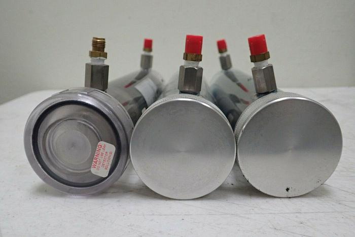 Used Lot of 3 Tekran 30-25150-000 Zero Air Filter Canisters with Extras & Case