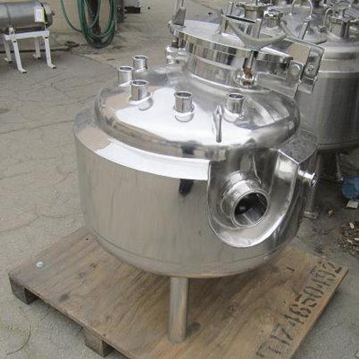 Used Reactor, 18 Gallon, 316L S/st, Precision, 15 PSI, Jkt #C738381