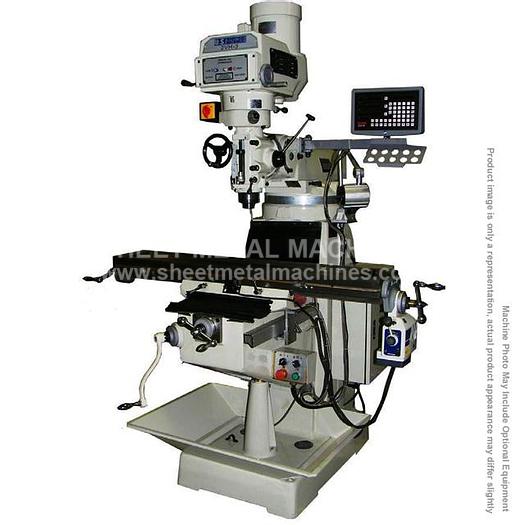 U.S. INDUSTRIAL Manual Variable Speed Milling Machine Package 2VH-3-KIT