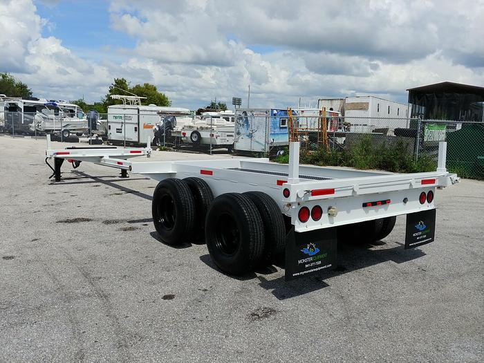Used Lindsay TA Extendable 47' Pole Trailer - 59001