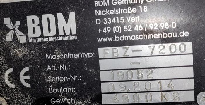 Gebraucht Bearbeitungszentrum BDM FBZ 7200