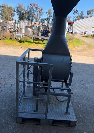 Used Mixer, Tumble, 20", C/st, Hopper, 2 HP #S743788