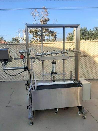 Used Filler, Bottle, 10-Head, Inline, Accutek, Pressure #S744305