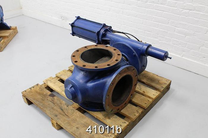 Used Dezurik 10" 3-Way Plug Valve #41011