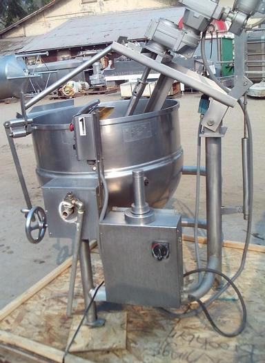 Used 80 GALLON GROEN SCRAPE SURFACE KETTLE – 316 S/S – JACKETED (#9787)