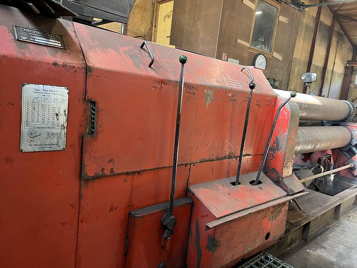 Used BRUGT PLADEVALSE FABR. HAEUSLER, MODEL RMA 2500x15