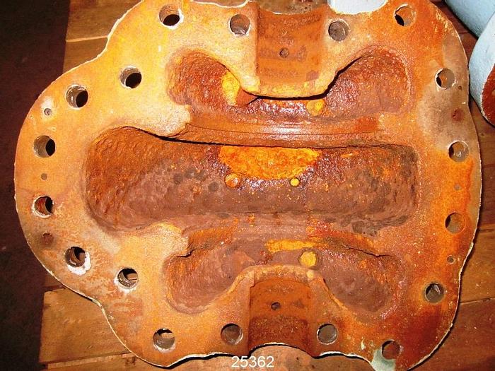 Used Goulds 3405 Pump, 6x8x8, Ductile Iron Casing, 8-1/2" Stainless Steel Impeller #25362