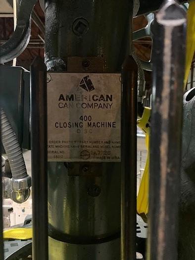 Used Canco 400 Automatic Closing Machine 400
