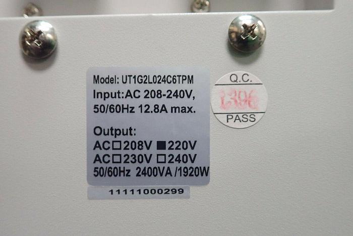 Used Philips Model UT1G2L024C6TPM Single Phase 220V 2400BVA UPS