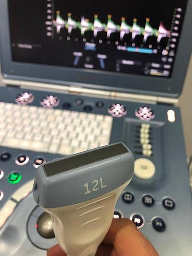 Gebraucht GE Voluson i BT14 tragbares Ultraschallsystem inklusiv Trolley mit 1 Sonde, ROM DVD