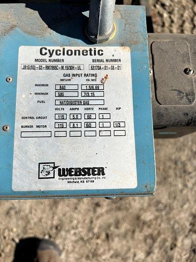 Used Boiler, 20 HP, Lattner, 30 PSI, Gas-Fired #C744904