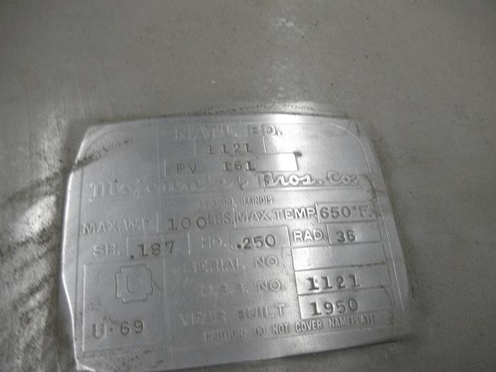 Used Cooler, Carbo Cooler, Mojonnier, PV 161, 100 PSI, #C741783