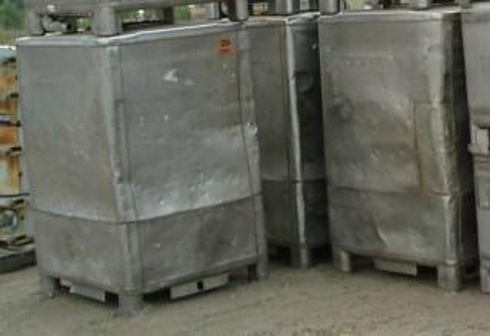 Used Bin, 50 CF, S/st, 46" X 41" X 43", Tote, (18) #H733269