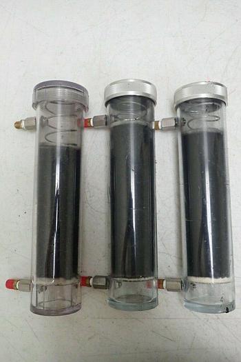 Used Lot of 3 Tekran 30-25150-000 Zero Air Filter Canisters with Extras & Case