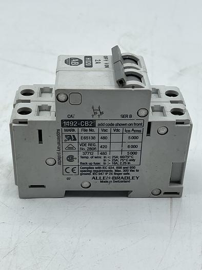 Used AB ALLEN BRADLEY 1492-CB2-H-020