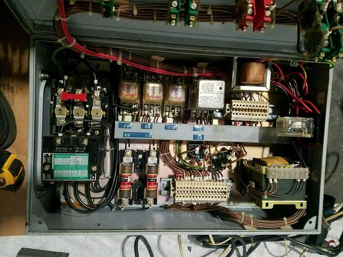 Used Electronic Control Box with relays and other micro switches