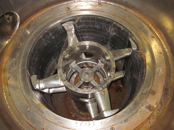 Used Black Clawson ULTRA SCREEN III Black Clawson Ultra Screen Iii, 0.025" Slotted J&L V-Max Basket, 4-Foil Rotor, Stainless Steel Body #27612