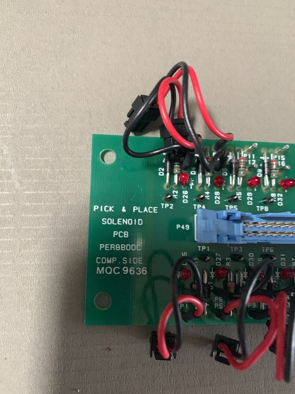 Used Vickers Instruments Solenoid PCB PER8B00C