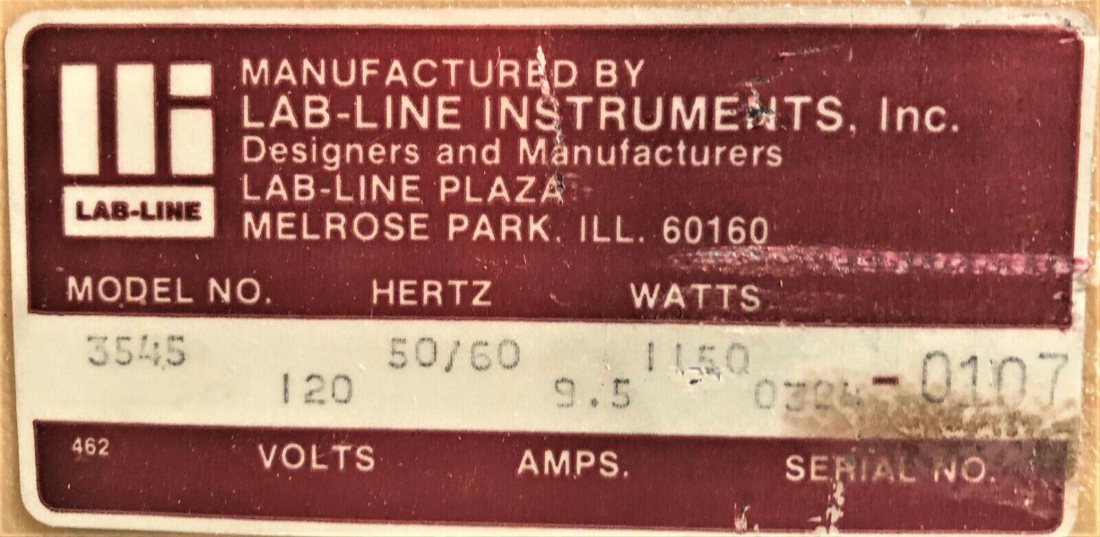 Used Lab-Line Orbit 3545 Shaking Bath