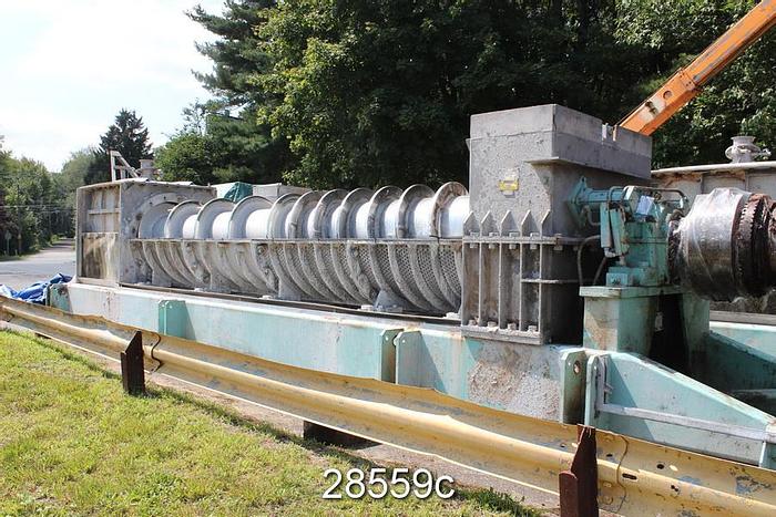 Used Andritz/Dupps 3620 Dewatering Screw Press With Falk Gear Box #28559